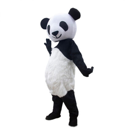 Long-haired panda anan mascot costume